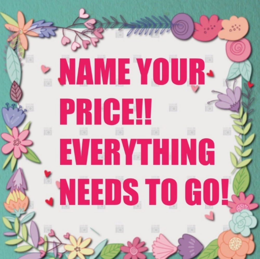 Make an offer 🌺 Everything must go!!!!!!!